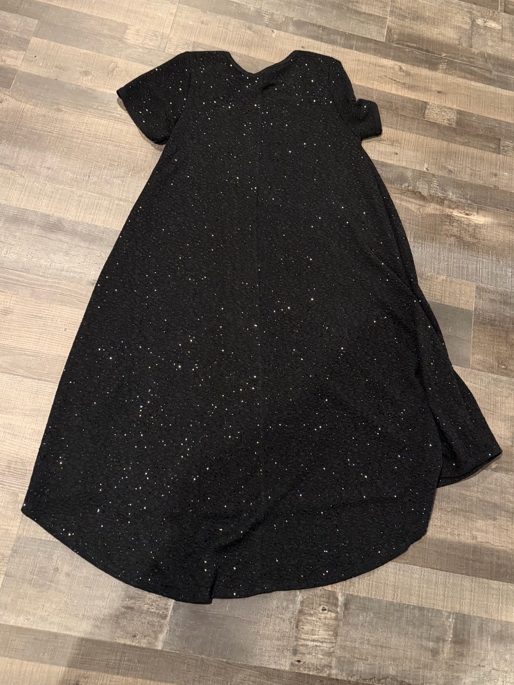 LuLaRoe Black Sequin Dress - XS